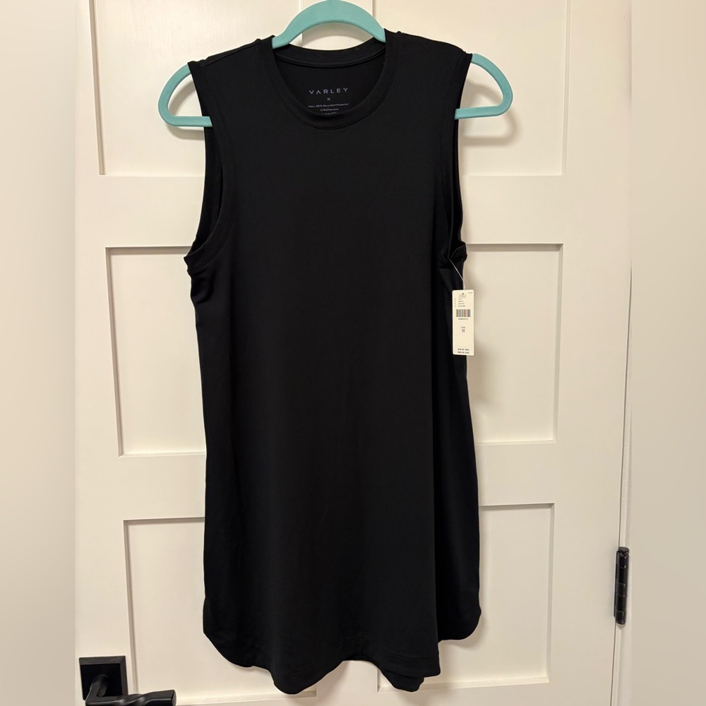Varley Classic Black Muscle Tee Dress